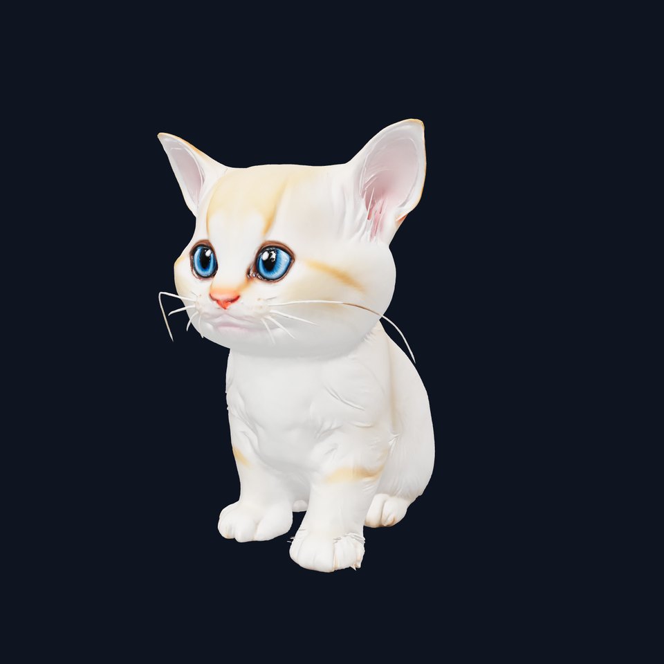 BlueEyed Kitten model pack